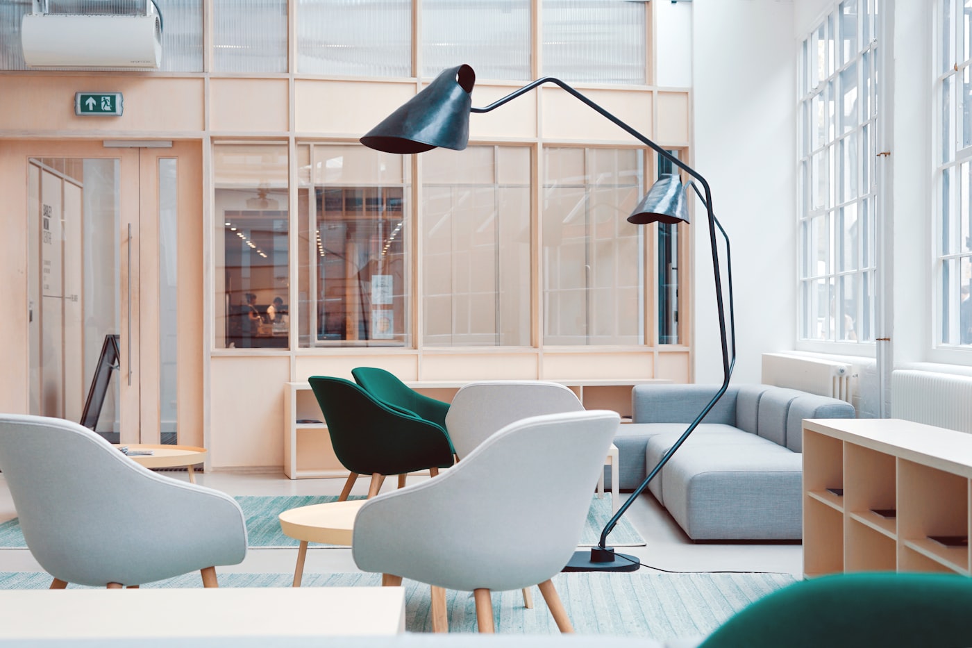 A quiet studio workspace